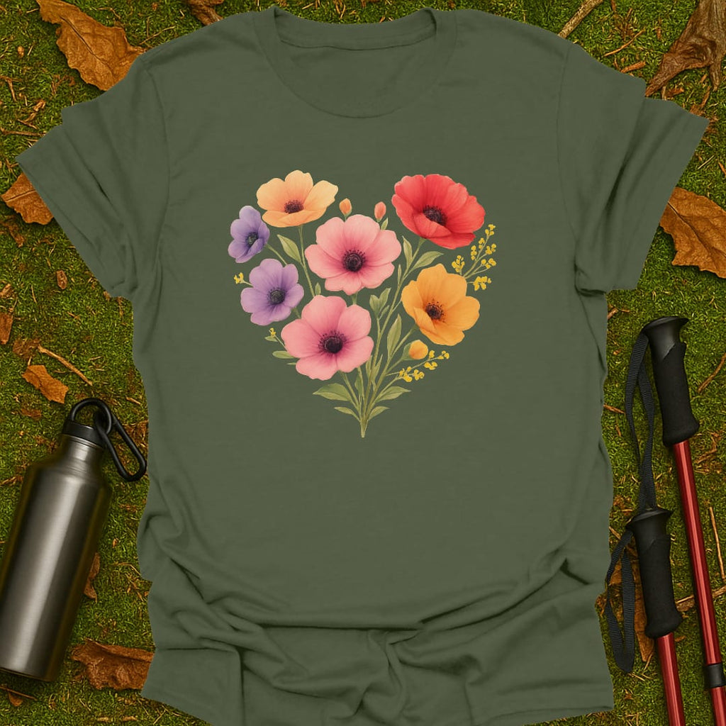 Poppy Heart T-Shirt