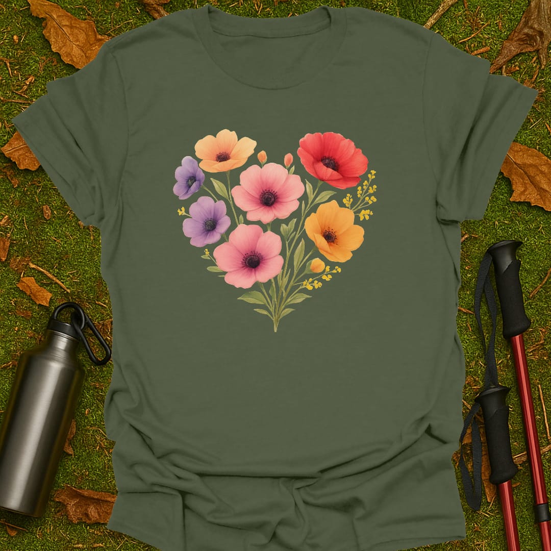 Poppy Heart T-Shirt