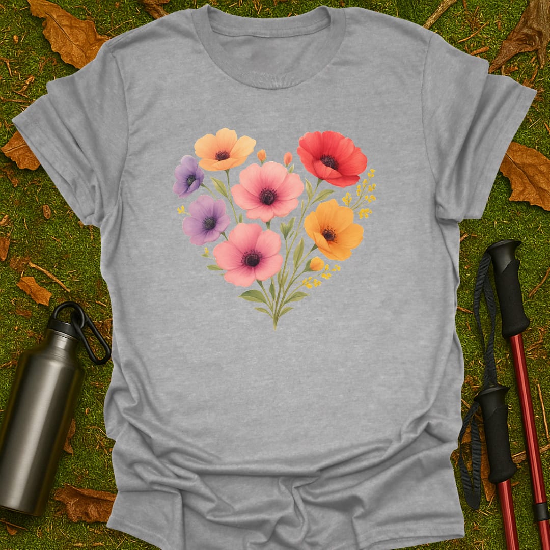 Poppy Heart T-Shirt