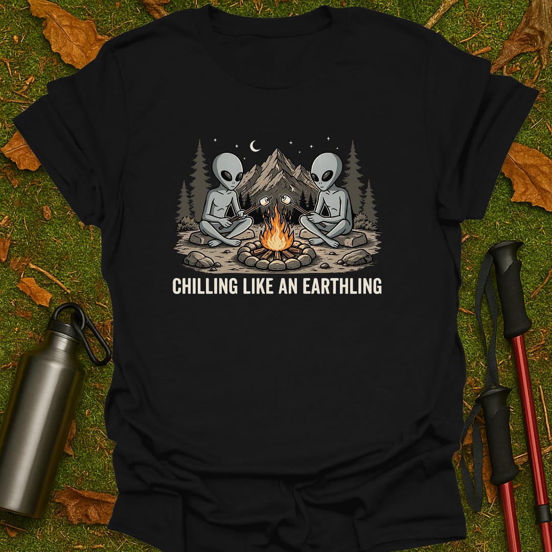 Campfire Aliens T-Shirt