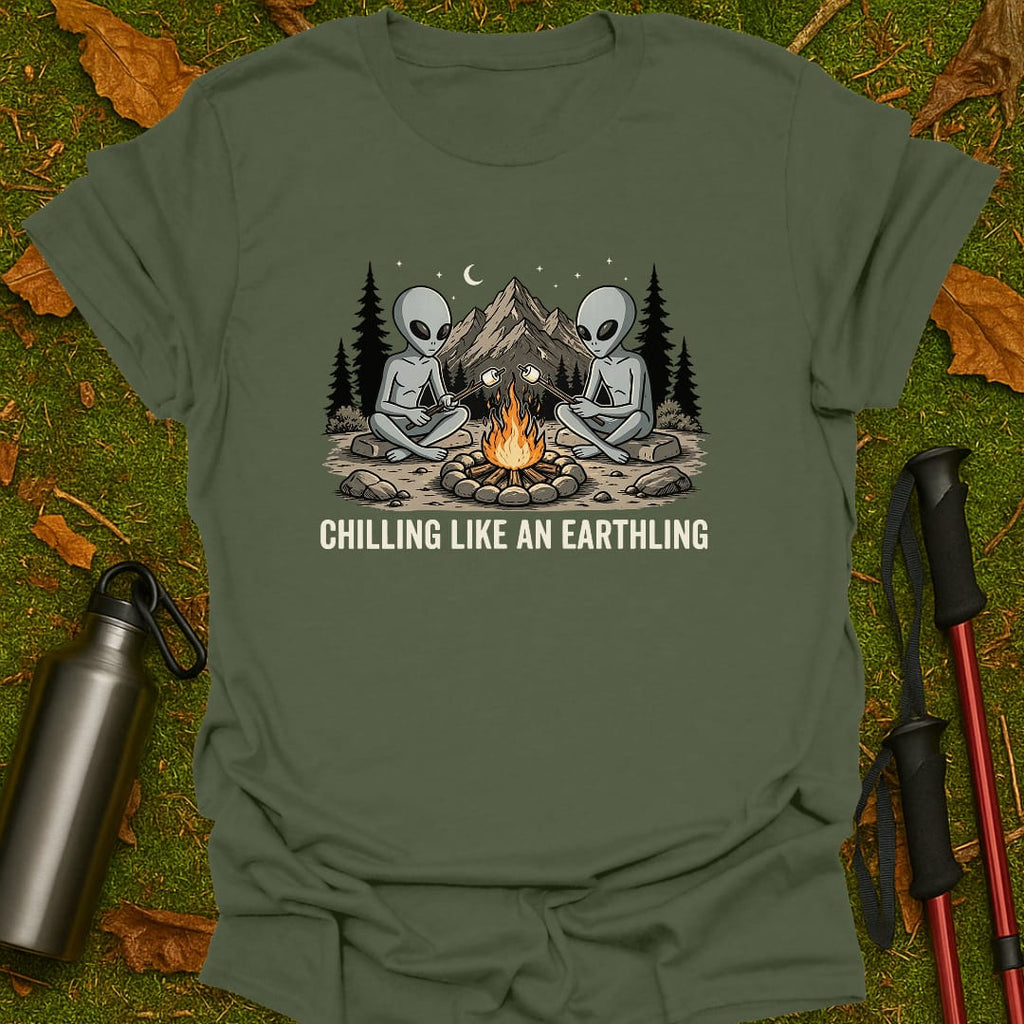 Campfire Aliens T-Shirt