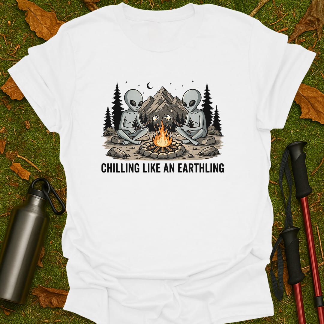 Campfire Aliens T-Shirt