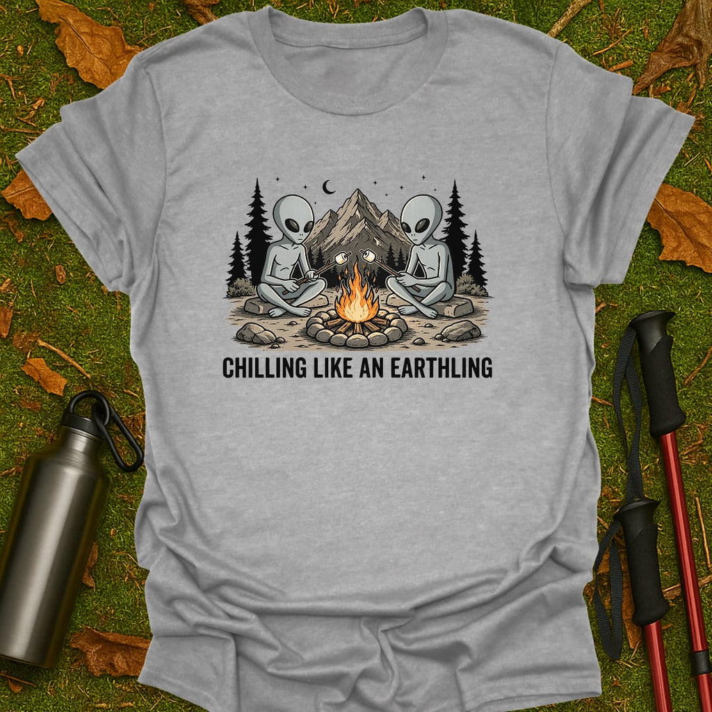 Campfire Aliens T-Shirt