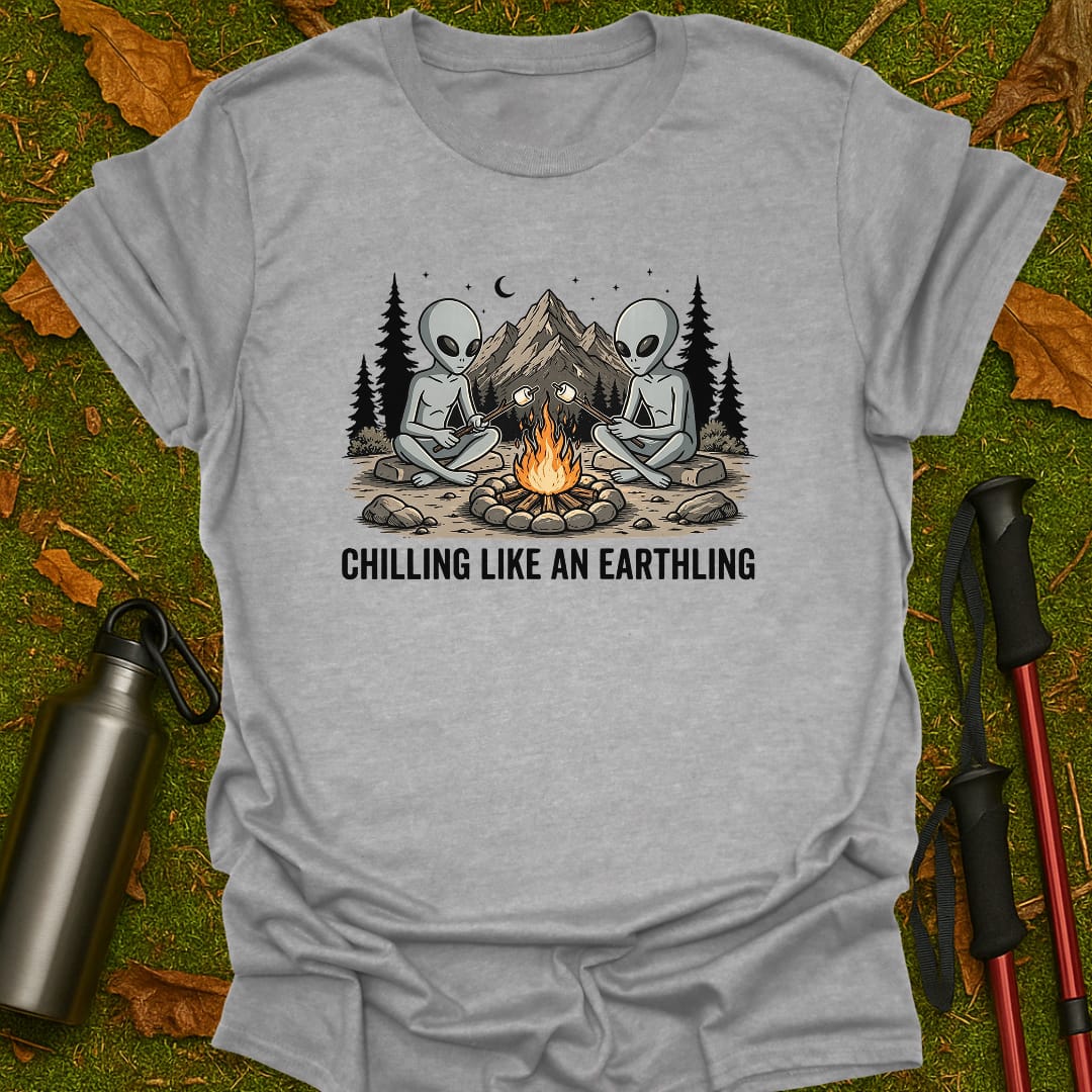 Campfire Aliens T-Shirt