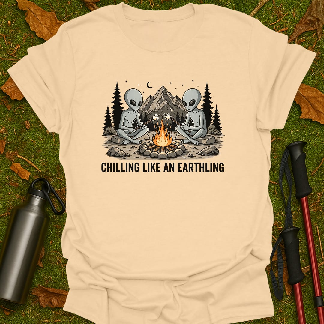 Campfire Aliens T-Shirt