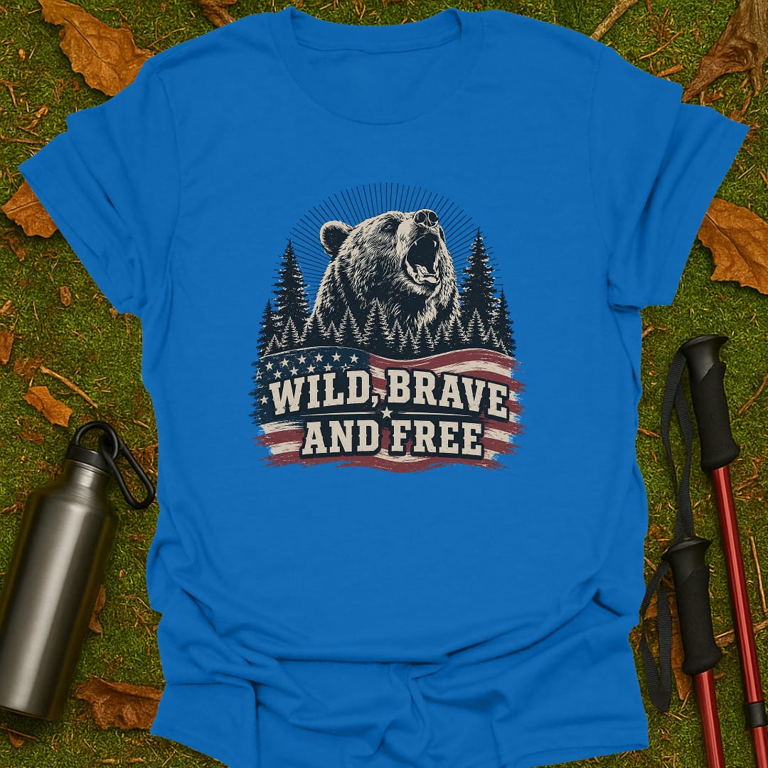 Wild, Brave And Free T-Shirt