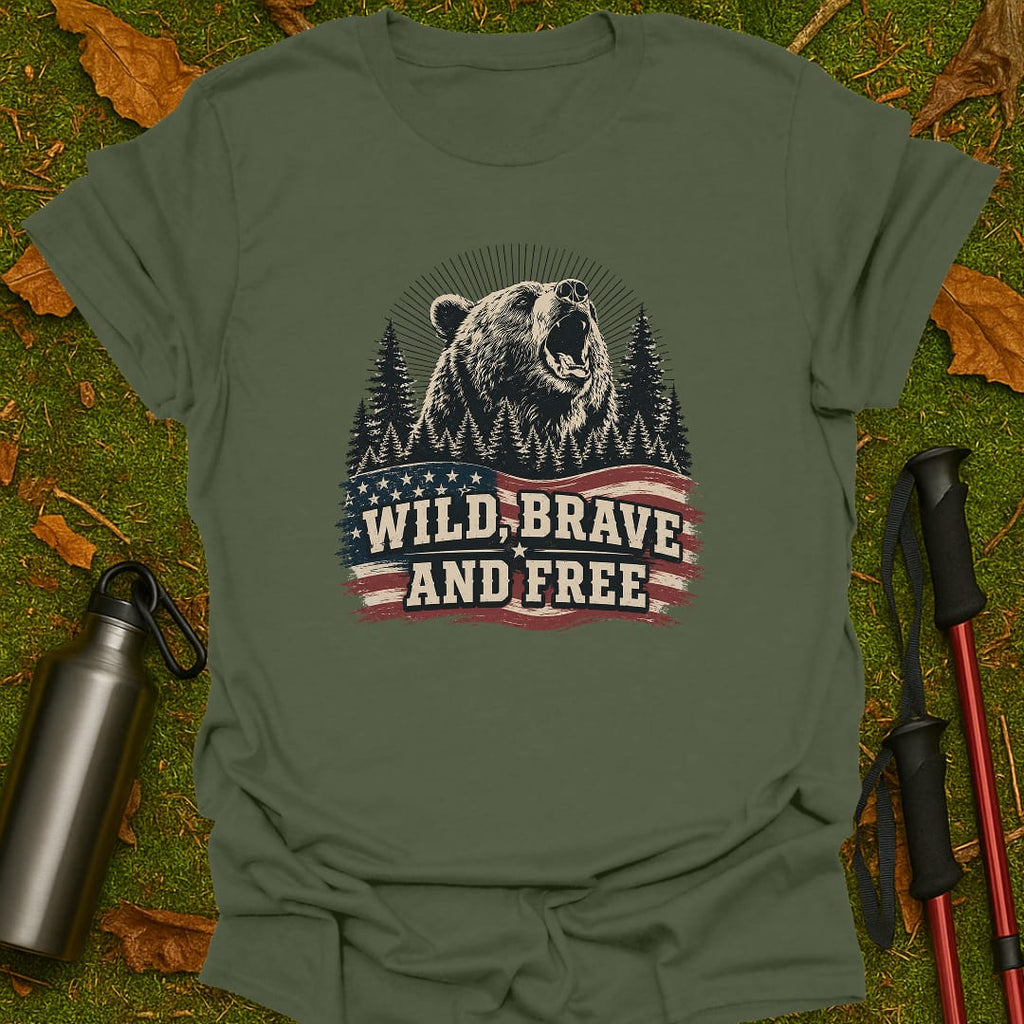 Wild, Brave And Free T-Shirt