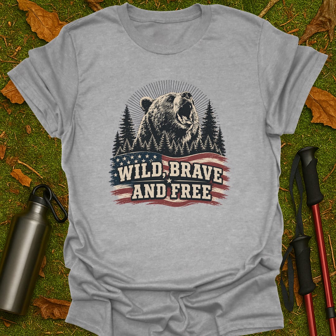 Wild, Brave And Free T-Shirt