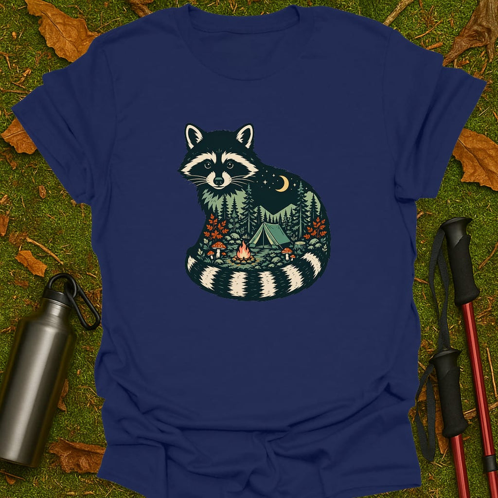 Raccoon Campfire T-Shirt