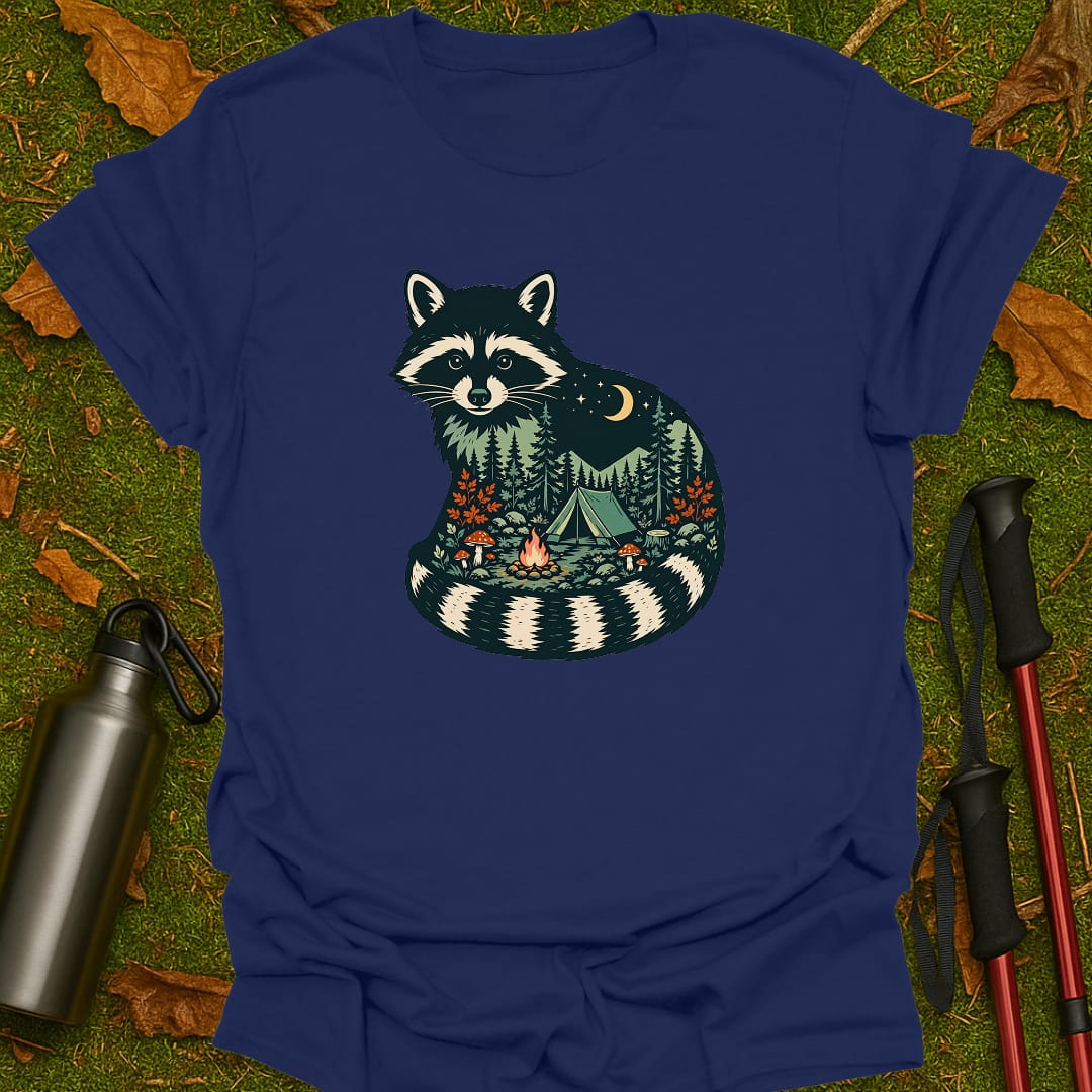 Raccoon Campfire T-Shirt