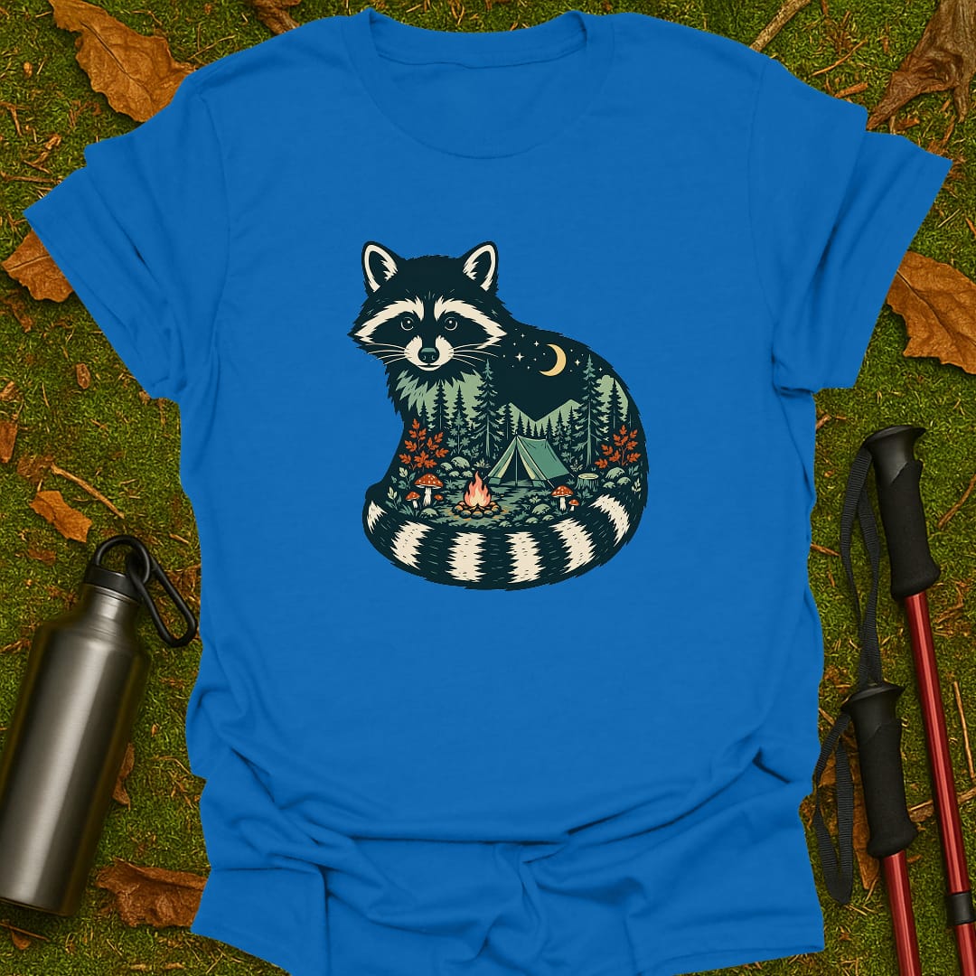 Raccoon Campfire T-Shirt