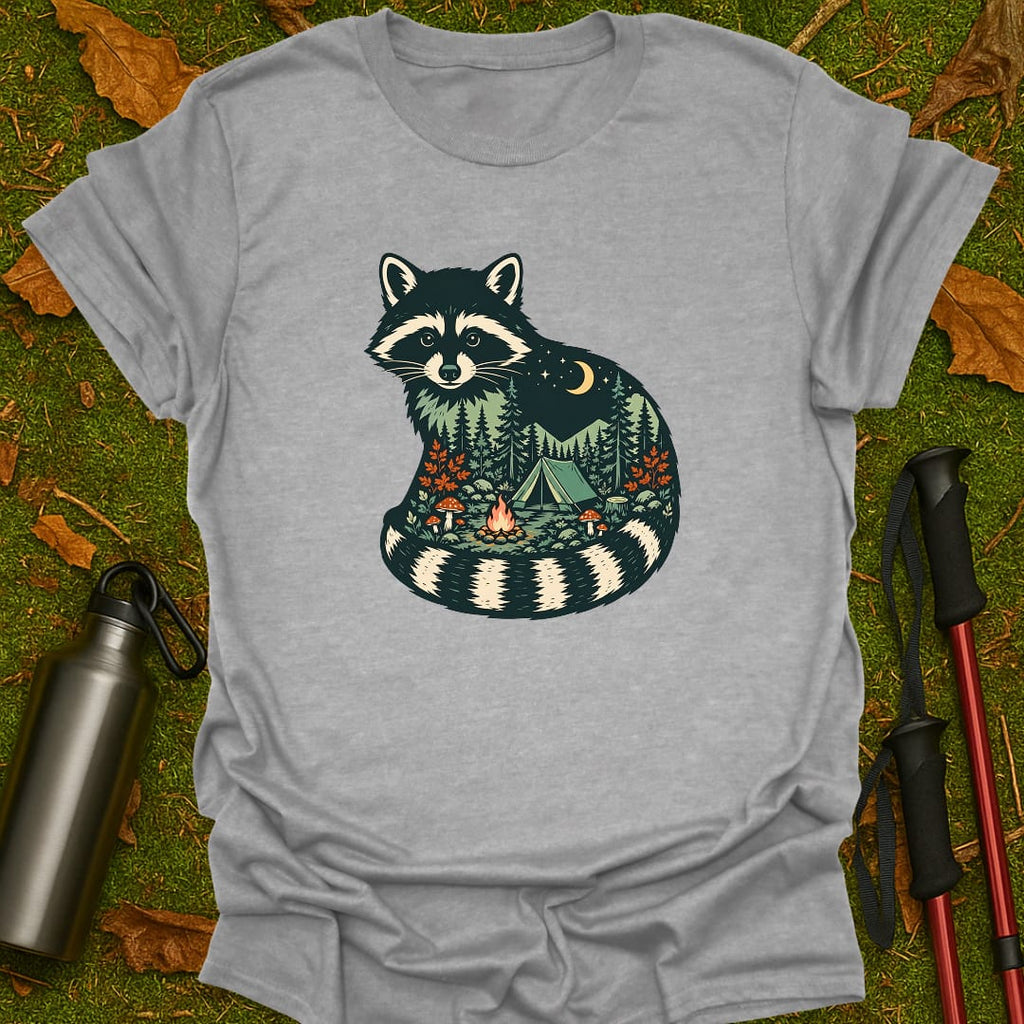 Raccoon Campfire T-Shirt