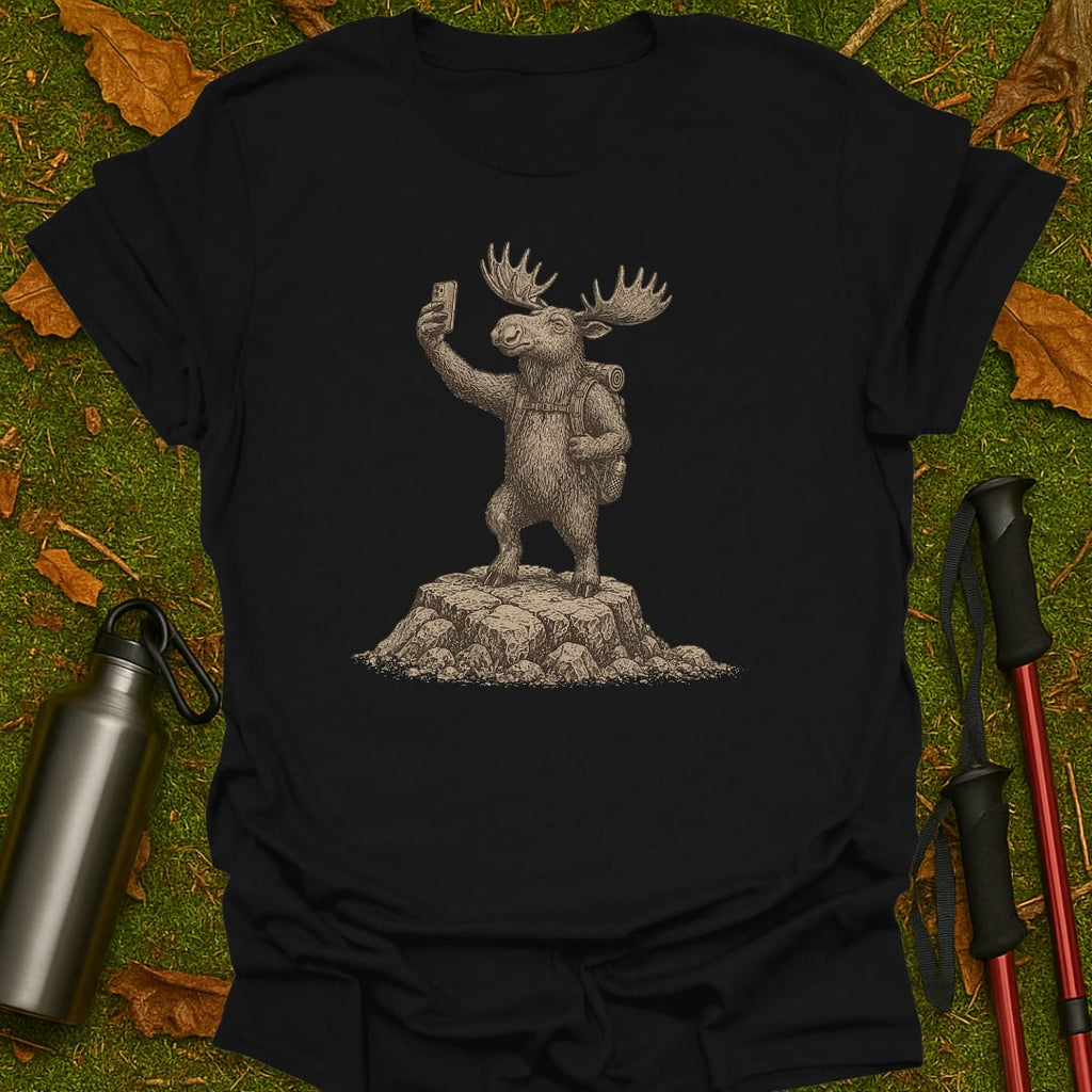 Moose Selfie T-Shirt