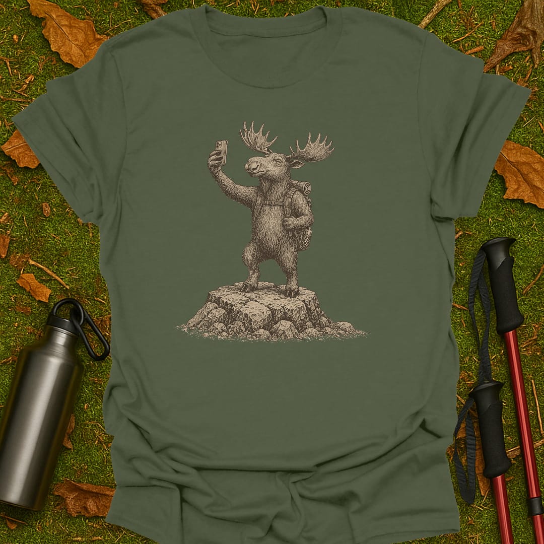 Moose Selfie T-Shirt