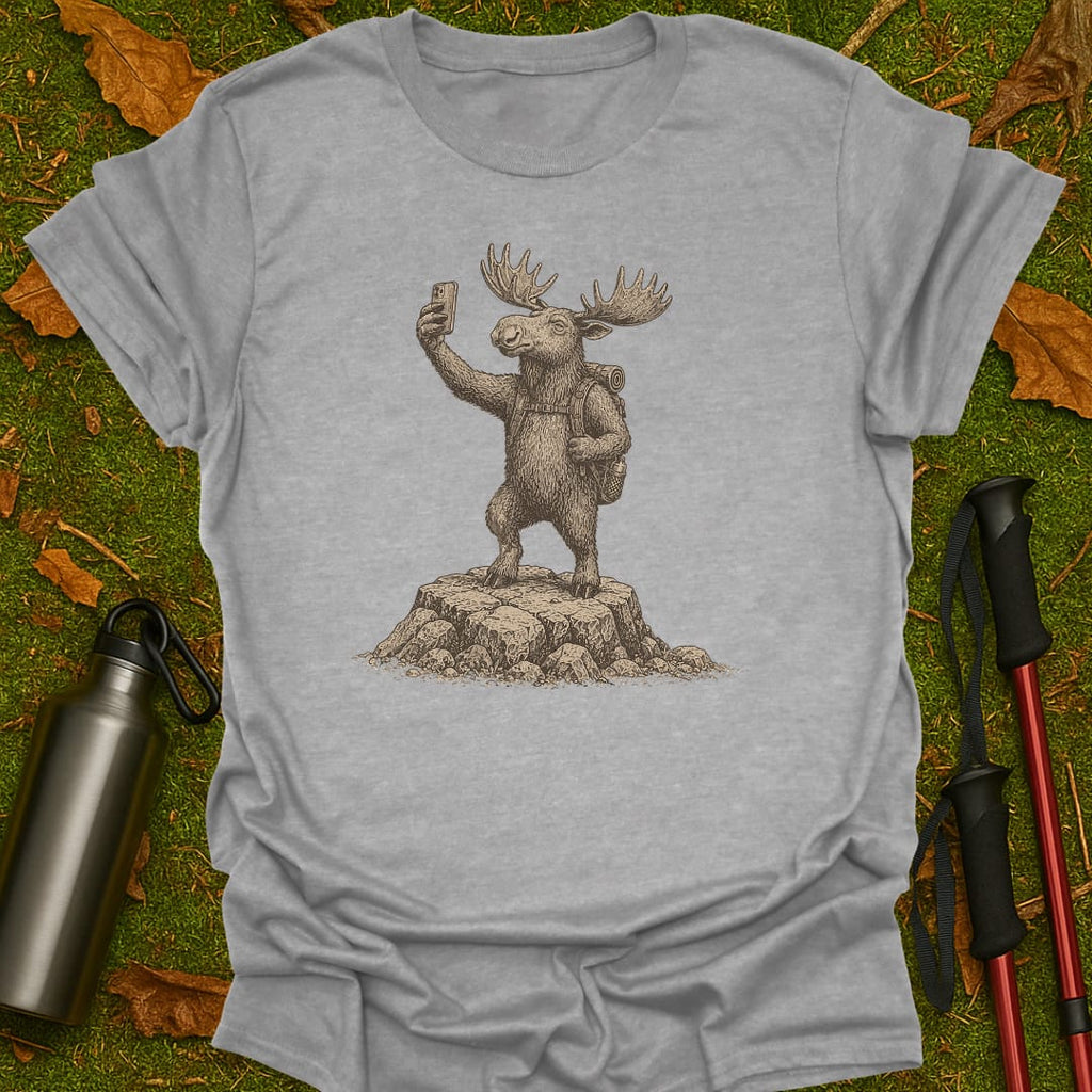 Moose Selfie T-Shirt