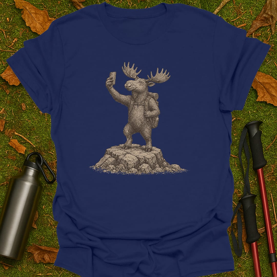 Moose Selfie T-Shirt