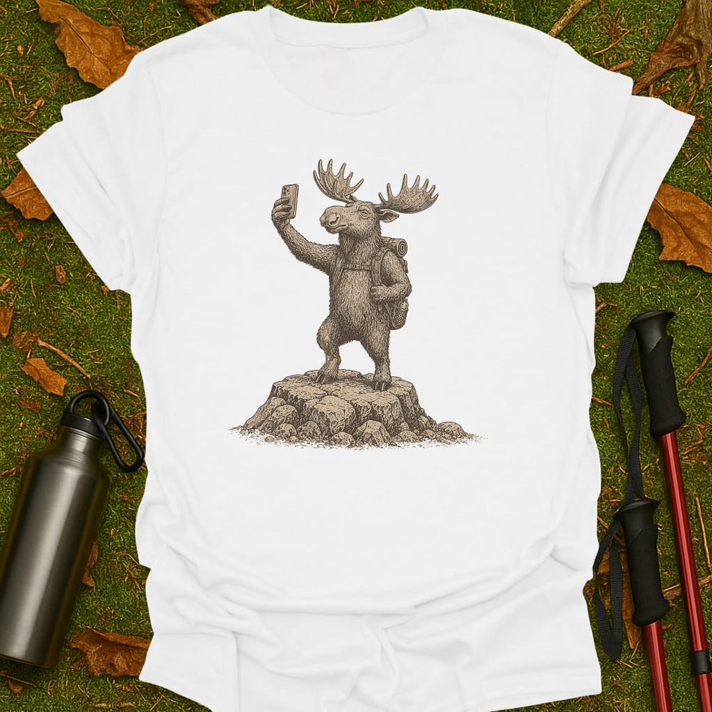 Moose Selfie T-Shirt