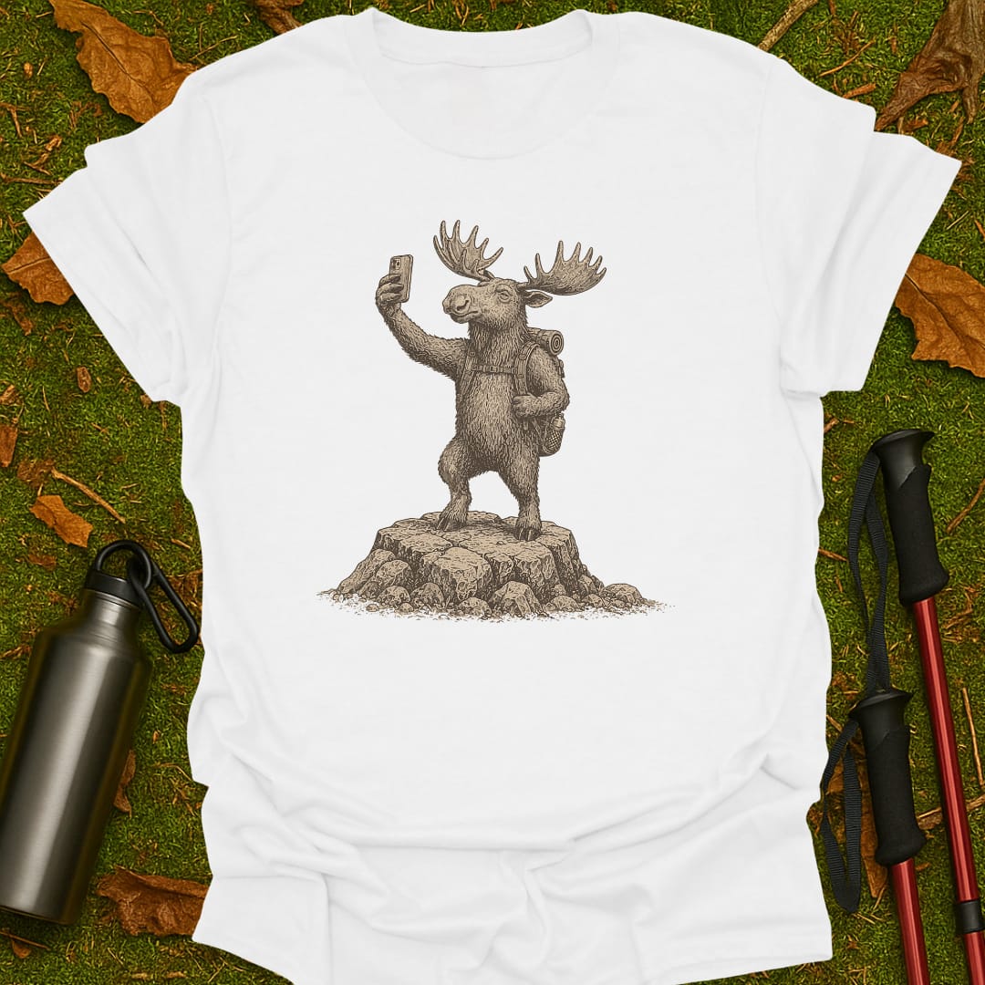 Moose Selfie T-Shirt