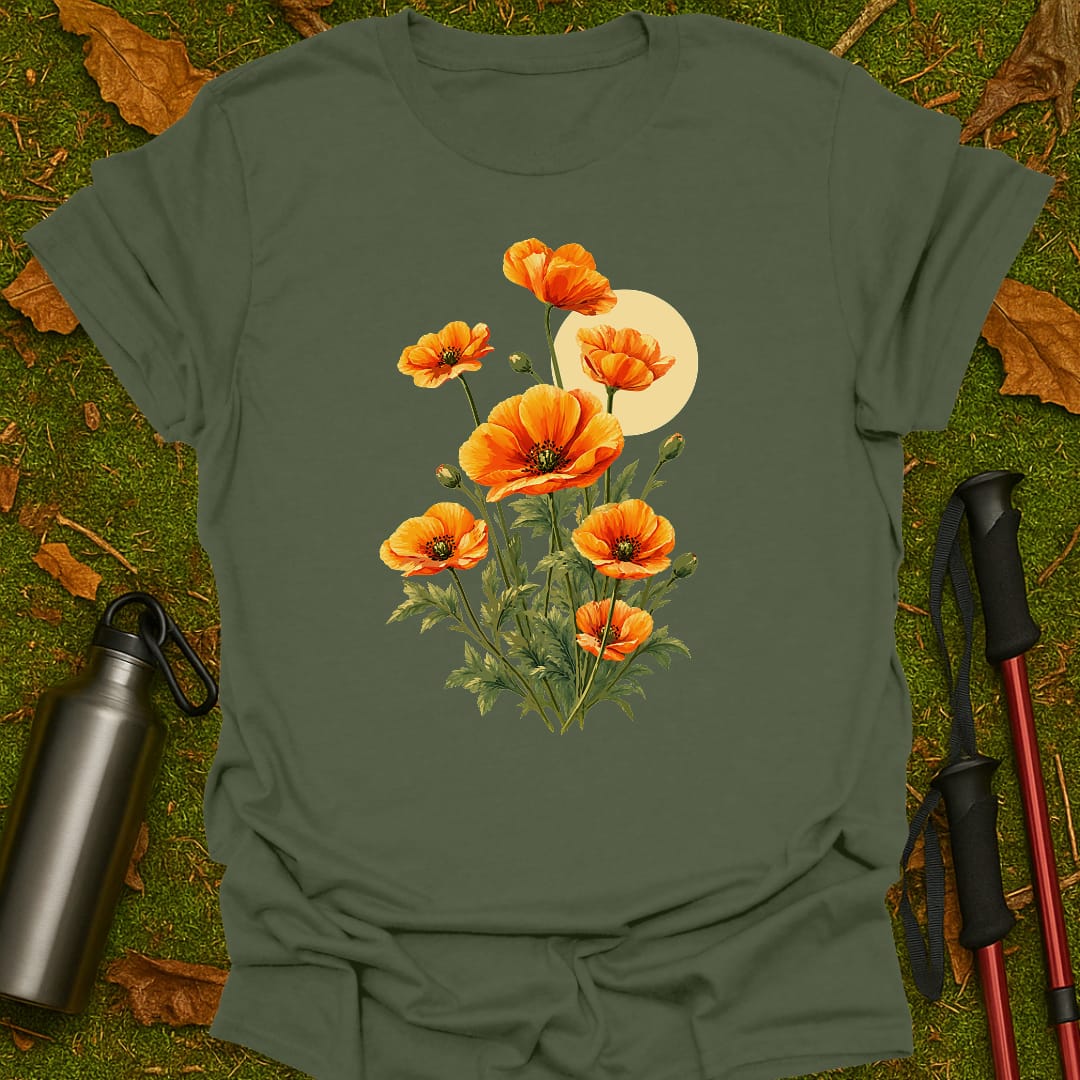 Sun-Kissed Poppies T-Shirt