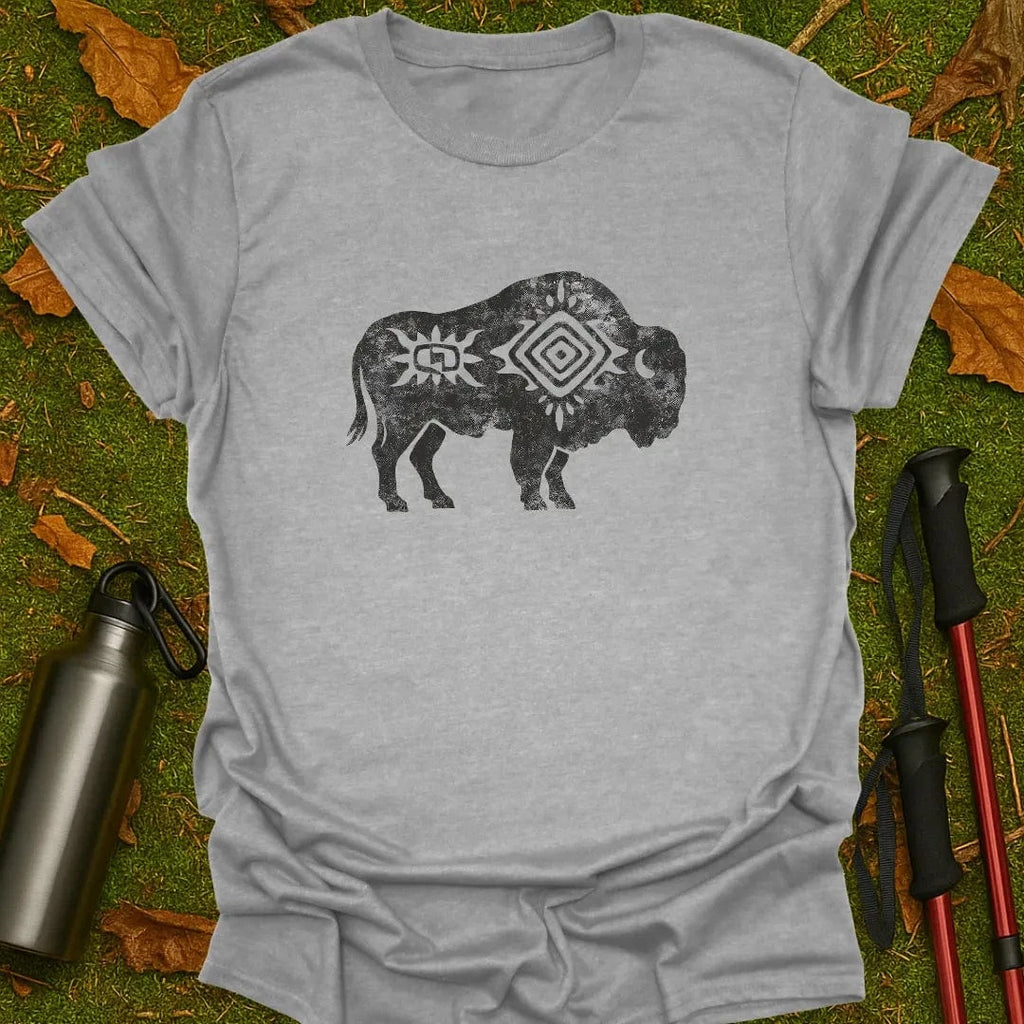 Tribal Bison T-shirt