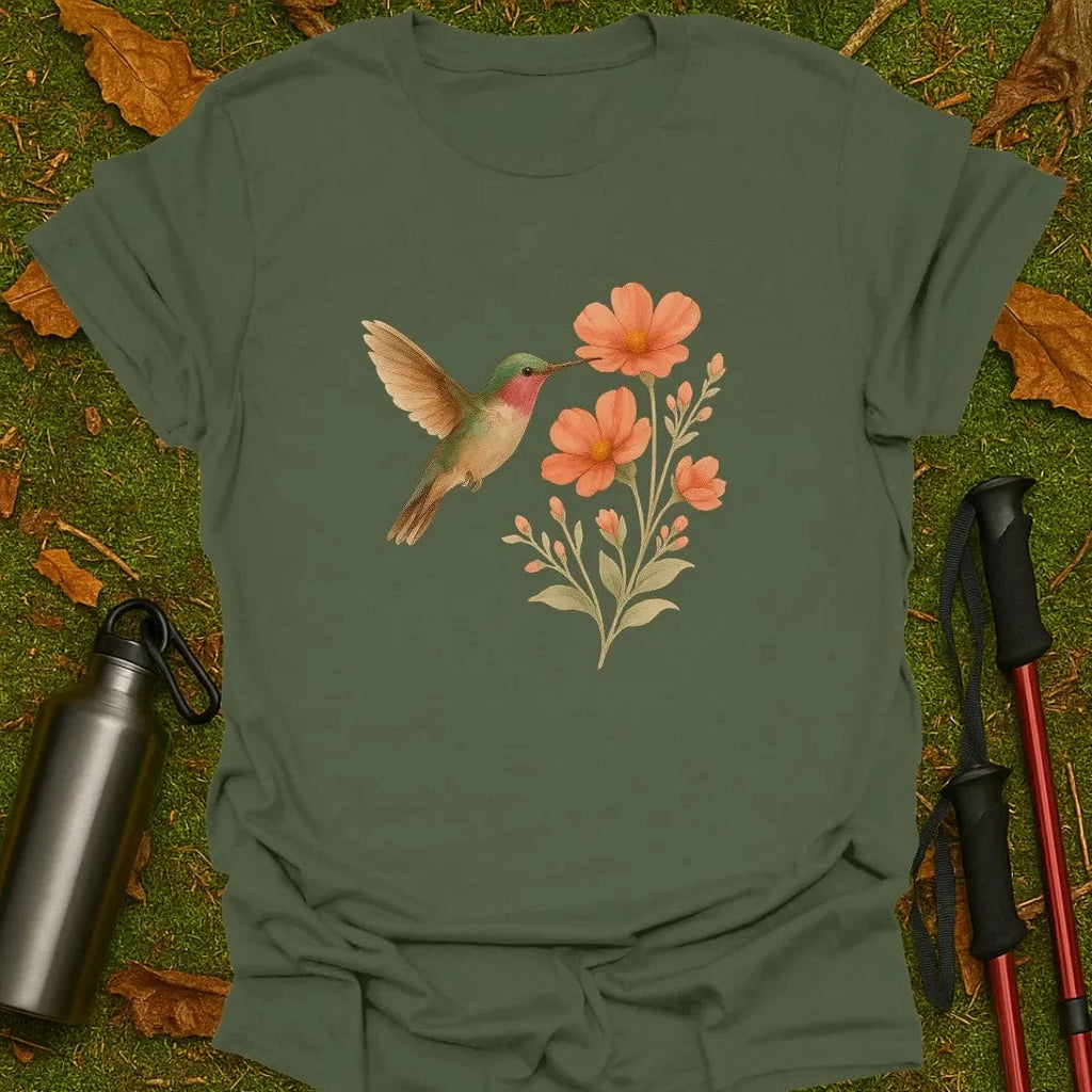 Camiseta de colibrí