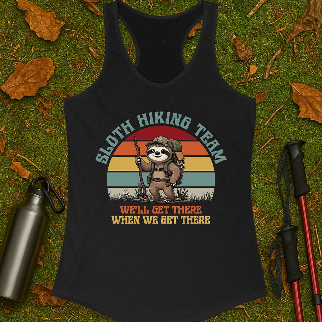 Sloth Hiking Team Women's Racerback Tank Top