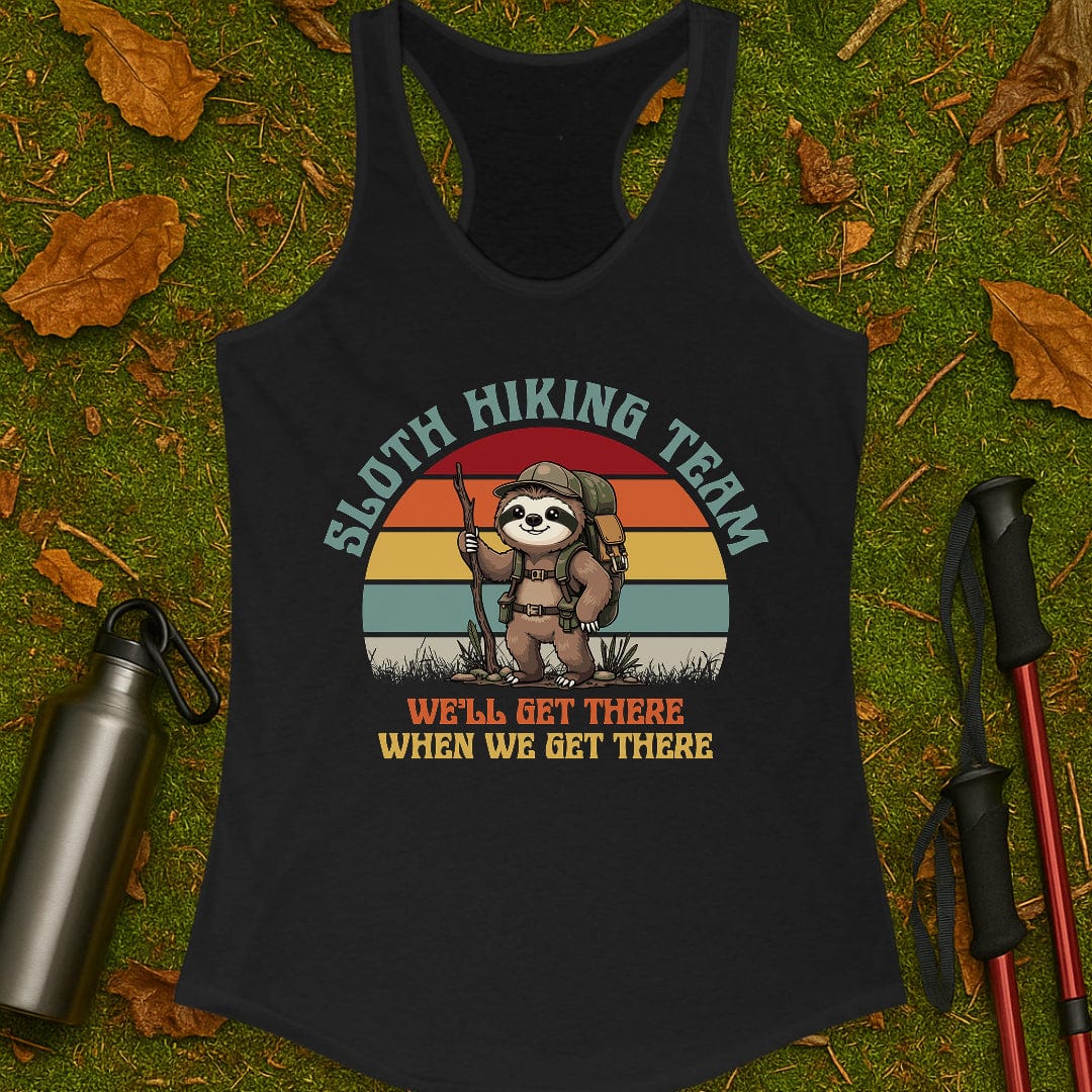 Sloth Hiking Team Women's Racerback Tank Top