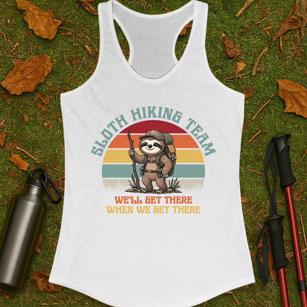 Sloth Hiking Team Women's Racerback Tank Top