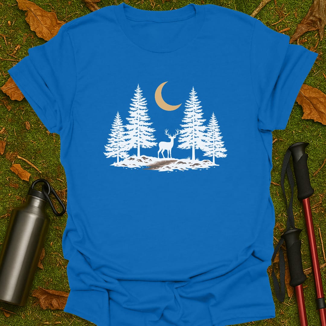 Maanbeschenen Hert T-Shirt